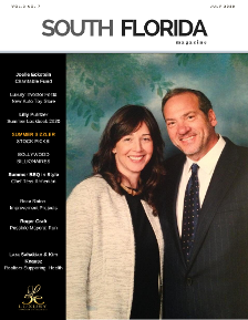 Rabbi Eckstein on the Cover of South Florida Magazine July 2020 issue
